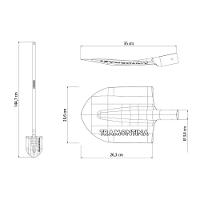 Vanga Com Ponta Tramontina 402-00 Em Aço Com Cabo De Madeira 120 Cm Tramontina - 3