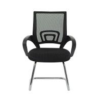 Kit Cadeiras De Escritório, 1 Cadeira Tela Mesh Com Base Giratória + 2 Cadeiras Tela Mesh Base Fixa - 9