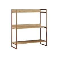 Prateleira Multiuso Industrial Córdoba 95cm Cobre E Castanho - Cor: Marrom - 2