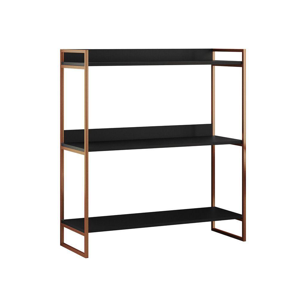 Prateleira Multiuso Industrial Córdoba 95cm Cobre E Preto - Cor: Preto - 2