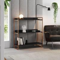Prateleira Multiuso Industrial Córdoba 95cm Cobre E Preto - Cor: Preto - 1