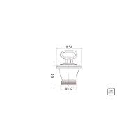 Válvula Para Pia E Cuba Tramontina Em Aço Inox E Polipropileno Econômica Sem Escape 3" Tramontina - 3
