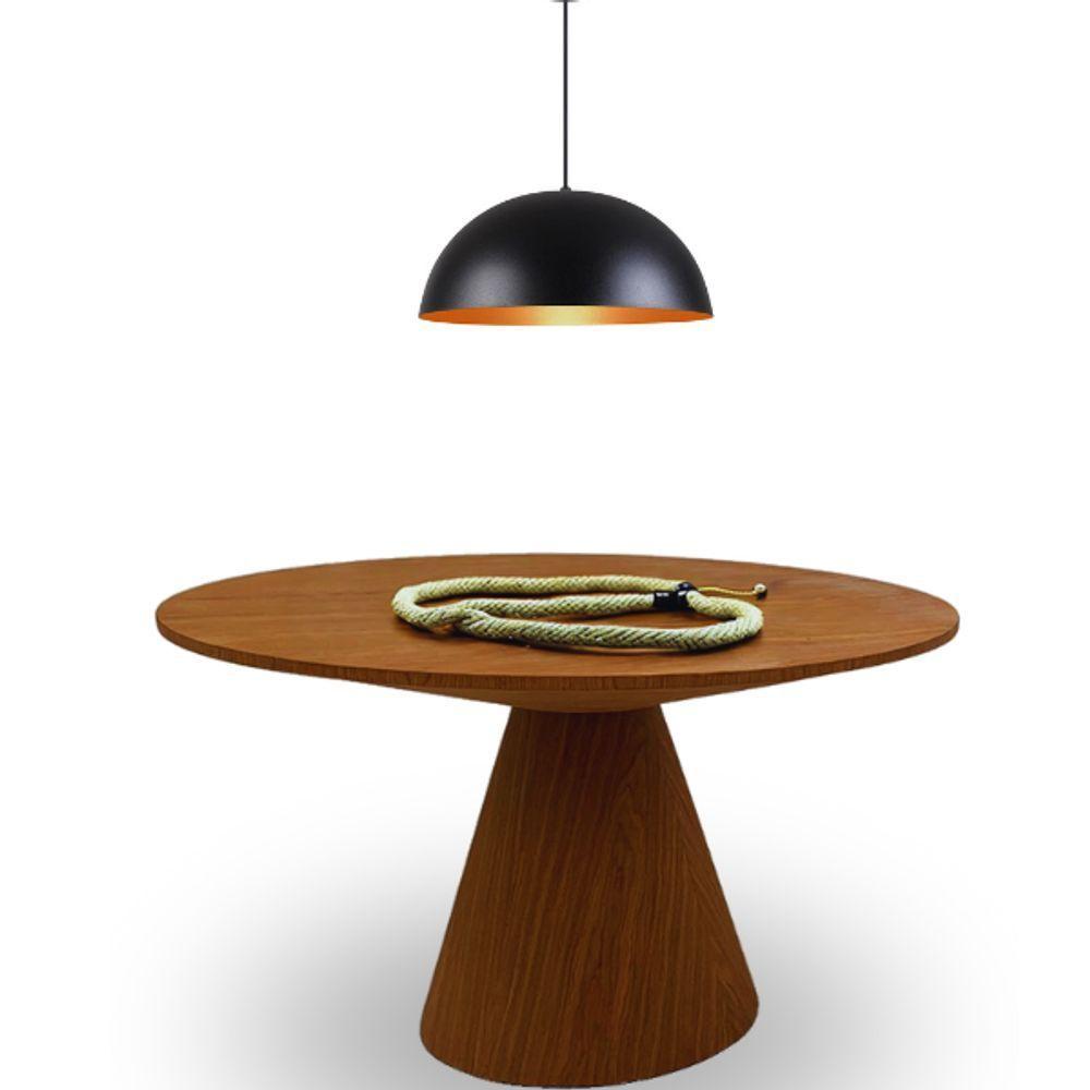 Mesa De Jantar Eclipse Cone Redonda 120cm Em Freijo - 2