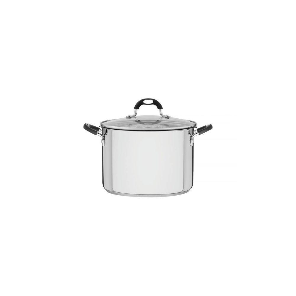 Espagueteira Solar Silicone Em Aço Inox Com Fundo Triplo Com Tampa De Vidro 24 Cm 7,8 L - 1
