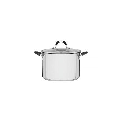 Espagueteira Solar Silicone Em Aço Inox Com Fundo Triplo Com Tampa De Vidro 24 Cm 7,8 L