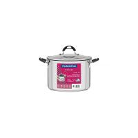 Espagueteira Solar Silicone Em Aço Inox Com Fundo Triplo Com Tampa De Vidro 24 Cm 7,8 L - 2