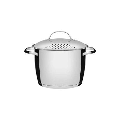 Espagueteira Tramontina Allegra Em Aço Inox Com Fundo Triplo 20 Cm 4,4 L Tramontina