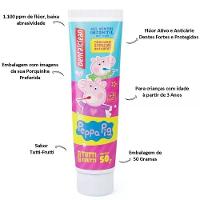 2x Gel Dental Infantil Peppa Pig - Com Fluor E Sem Fluor - 6