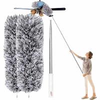 Espanador Telescópico Extensível Até 2.80 Metros Microfibra Teto Persianas Casa Escritório - 2