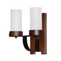 Arandela Country Envelhecido 2 Lâmpadas 1200e - Luminárias Müller - 1