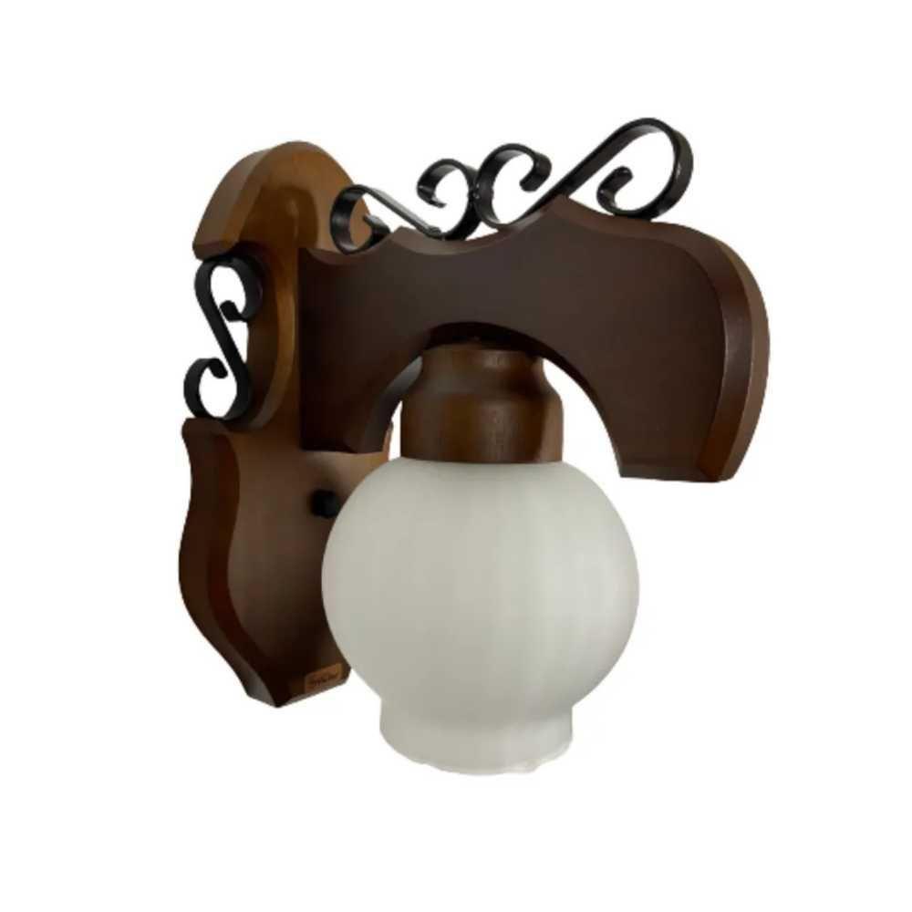 Arandela Canga Envelhecido 1 Lâmpada 330e Luminárias Muller - 1