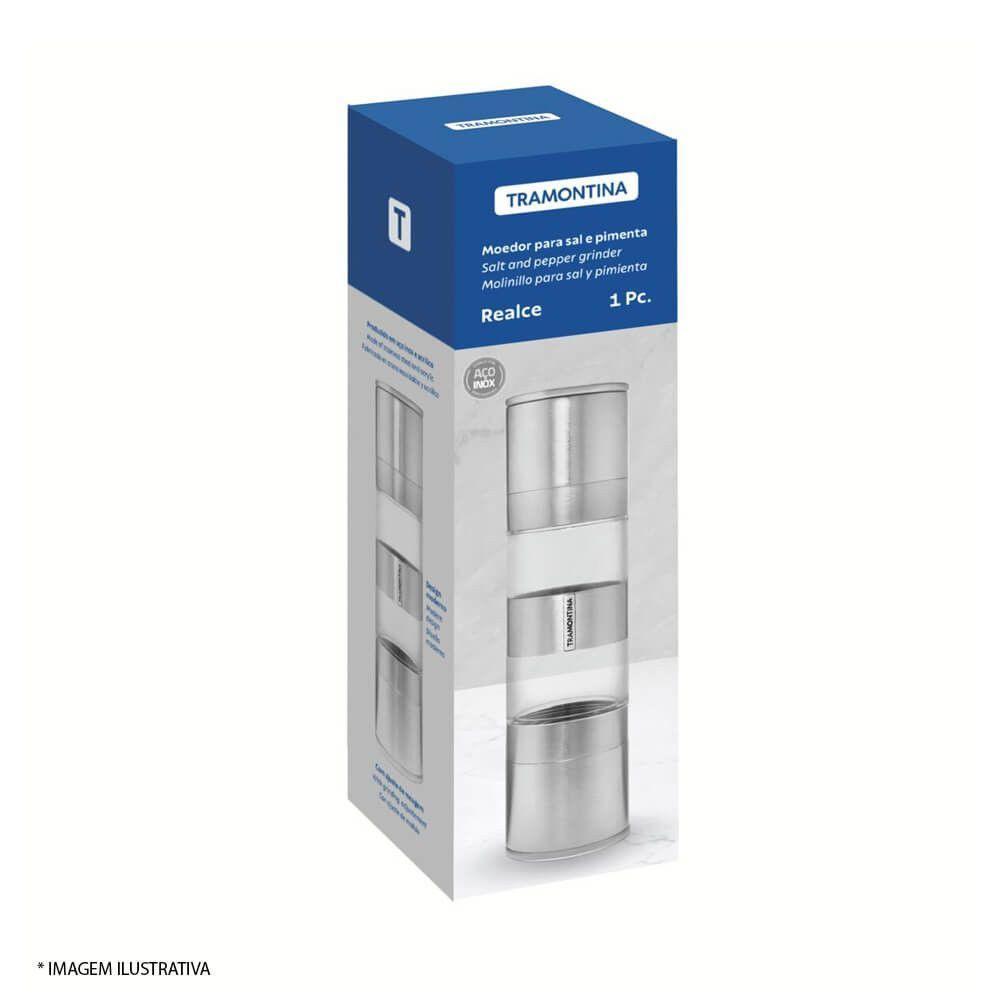 Moedor Tramontina Realce Duplo Aço Inox E Acrílico - 61655000 Inox - 2