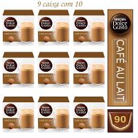 9 Caixa Café Nescafé Café Au Lait Dolce Gusto Bebida Lactea - 1