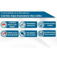 Colchão King Espuma Látex Molas Ensacadas MasterPocket Impressione Visco Euro Pillow (193x203x42) - Anjos - 2