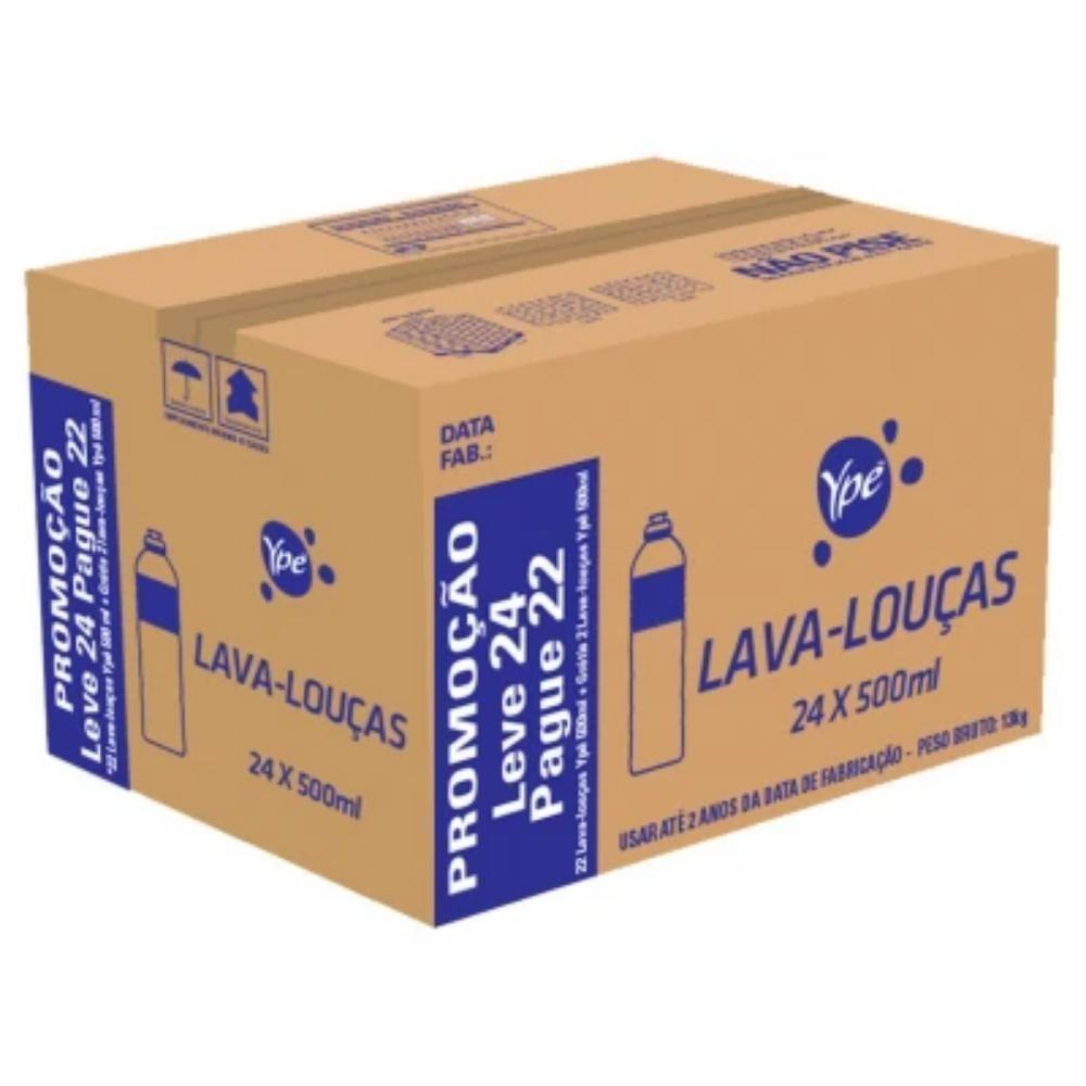 Detergente Líquido Ypê Clear Caixa Com 24 Unidades De 500Ml - 2