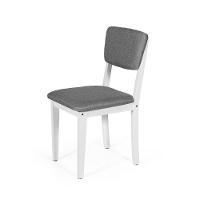 Mesa De Jantar Redonda Montreal Noronha Com 4 Cadeiras Estofadas Ella Branco/cinza Escuro - 6