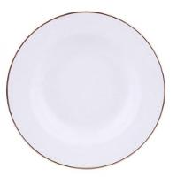 Jogo De 6 Pratos De Sobremesa Sofia Filete Dourado - Oxford - 1