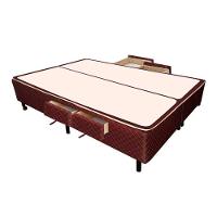 Cama Box Base c/Gavetas King Poli Tecido Brown (193x27-c/4 Gavs) - Castor - 1