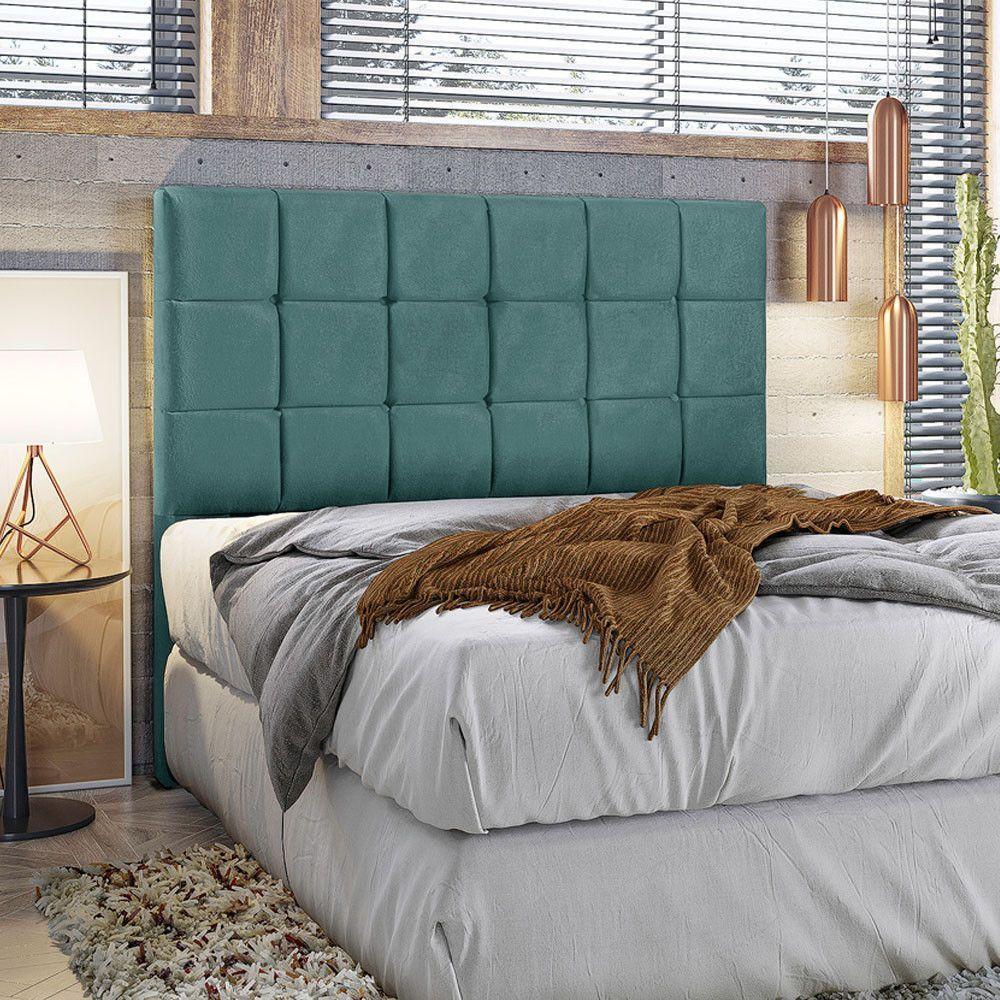 Cabeceira Estofada Julia 1,40 Casal Veludo Speciale Home Ciano - 5