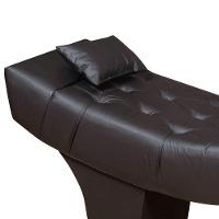 Maca Estofada Para Clínica De Estética Facial Com Capitonê Andressa Material Sintético Speciale Home Marrom - 2