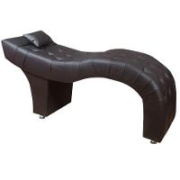 Maca Estofada Para Clínica De Estética Facial Com Capitonê Andressa Material Sintético Speciale Home Marrom - 7