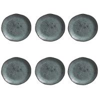 Conjunto De Pratos De Sobremesa 06 Peças Orgânico Petroleum Porto Brasil - 1