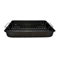 Tabuleiro Assadeira Antiaderente Com Grelha Em Aço 40x29cm. - 1