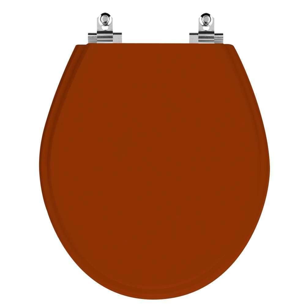 Assento Sanitário Laqueado Soft Close Carina Caramelo Para Vaso Ideal Standard - 1