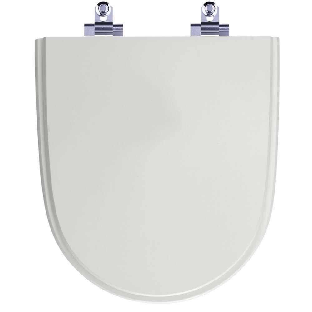 Assento Sanitário Laqueado Soft Close Mondiale Cinza Prata (cinza Claro) Para Vaso Celite - 1