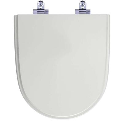 Assento Sanitário Laqueado Soft Close Mondiale Cinza Prata (cinza Claro) Para Vaso Celite
