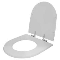 Assento Sanitário Laqueado Soft Close Mondiale Cinza Prata (cinza Claro) Para Vaso Celite - 3