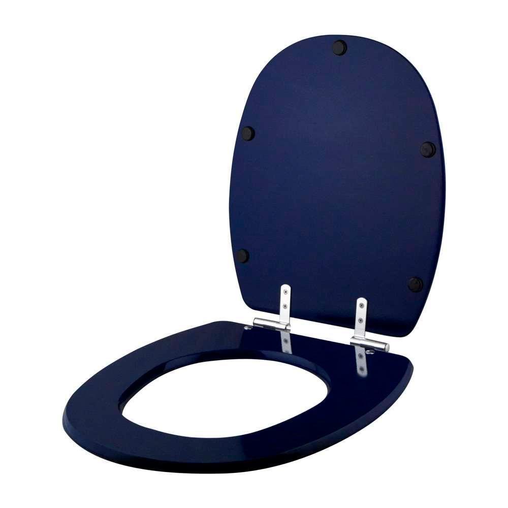 Assento Sanitário Laqueado Soft Close Ascot Cobalto (azul Escuro) Para Vaso Ideal Standard - 5