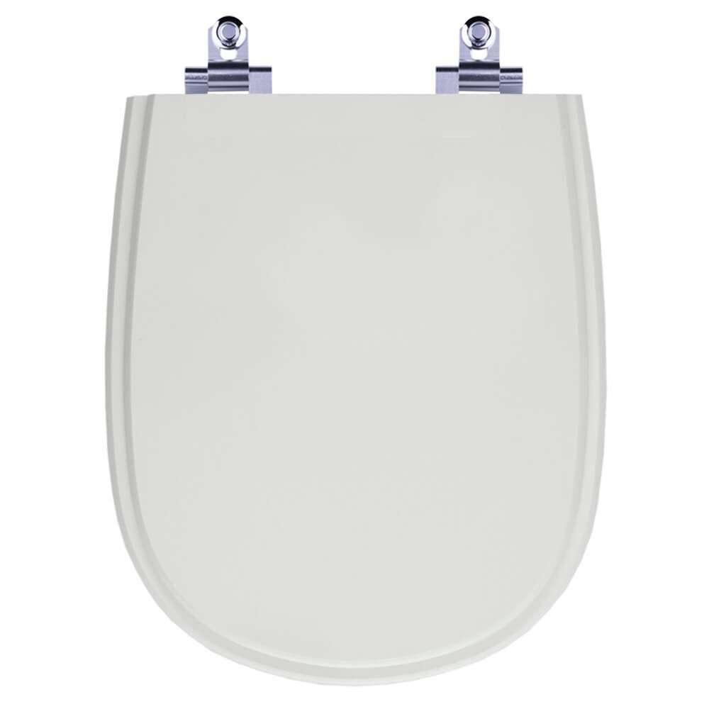 Assento Sanitário Laqueado Soft Close Paris Sterling Silver (cinza Claro) Para Vaso Ideal Standard - 1