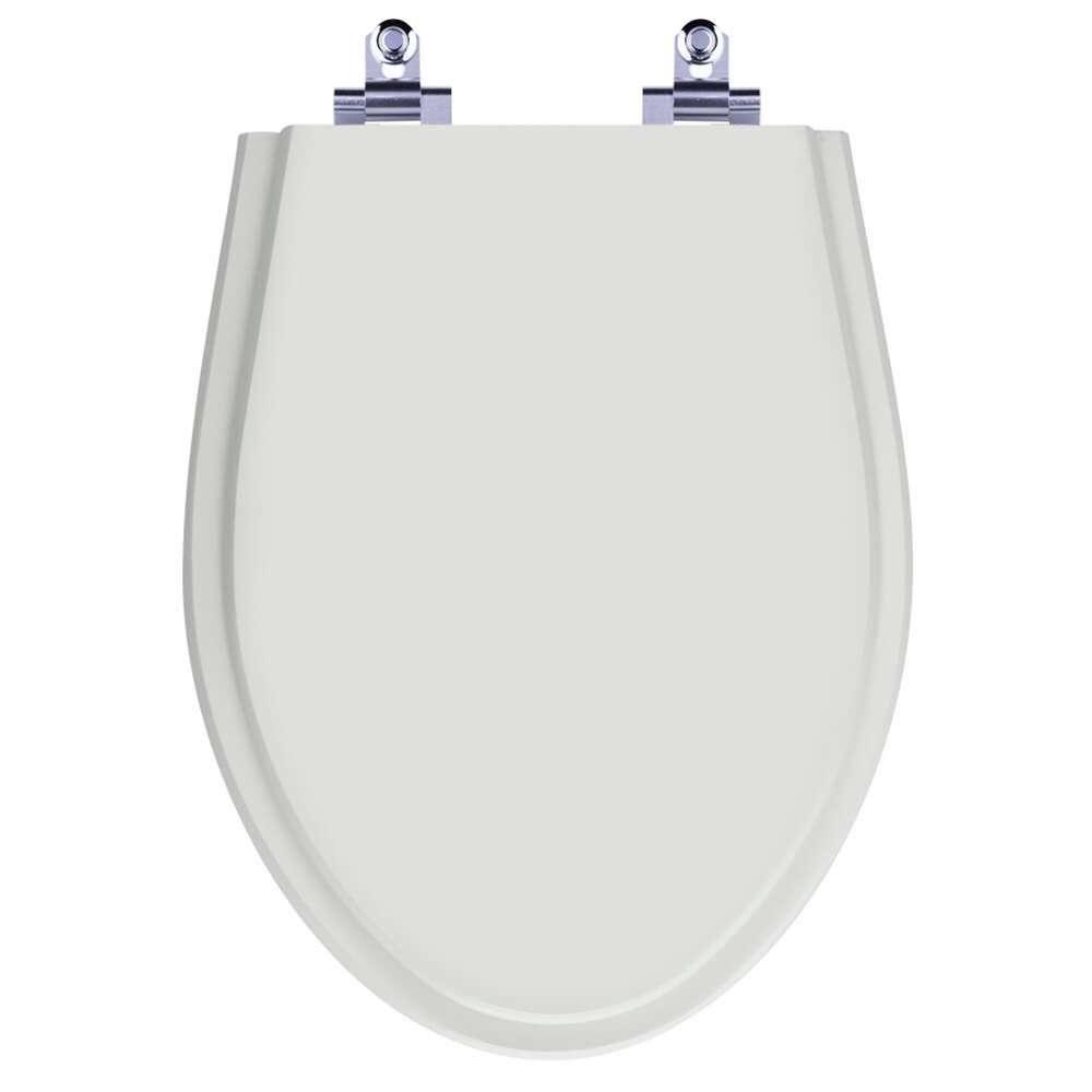 Assento Sanitário Laqueado Soft Close Absolute Sterling Silver (cinza Claro) Para Vaso - 1