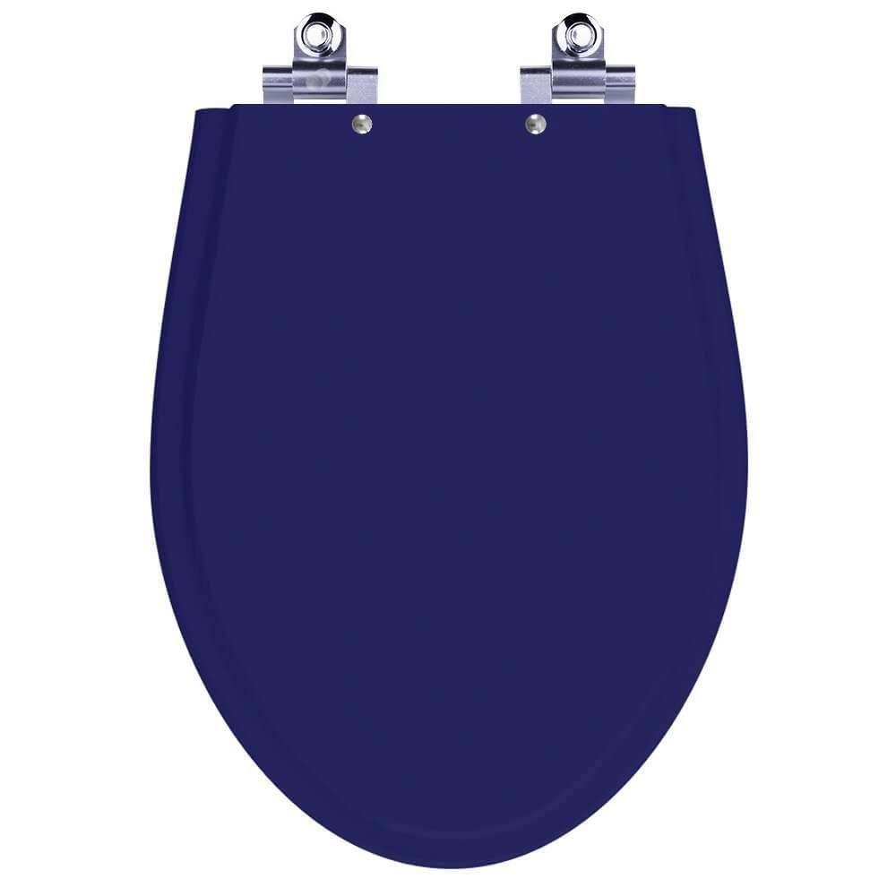 Assento Sanitário Laqueado Soft Close Victoria Cobalto (azul Escuro) Para Vaso Ideal Standard - 1