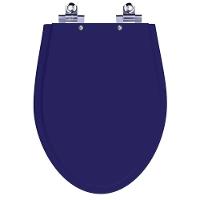 Assento Sanitário Laqueado Soft Close Victoria Cobalto (azul Escuro) Para Vaso Ideal Standard - 1