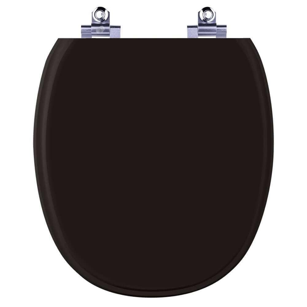 Assento Sanitário Laqueado Soft Close Ascot Preto Para Vaso Ideal Standard - 1