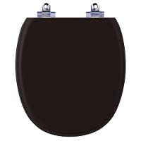 Assento Sanitário Laqueado Soft Close Ascot Preto Para Vaso Ideal Standard - 1
