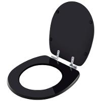 Assento Sanitário Laqueado Soft Close Ascot Preto Para Vaso Ideal Standard - 6