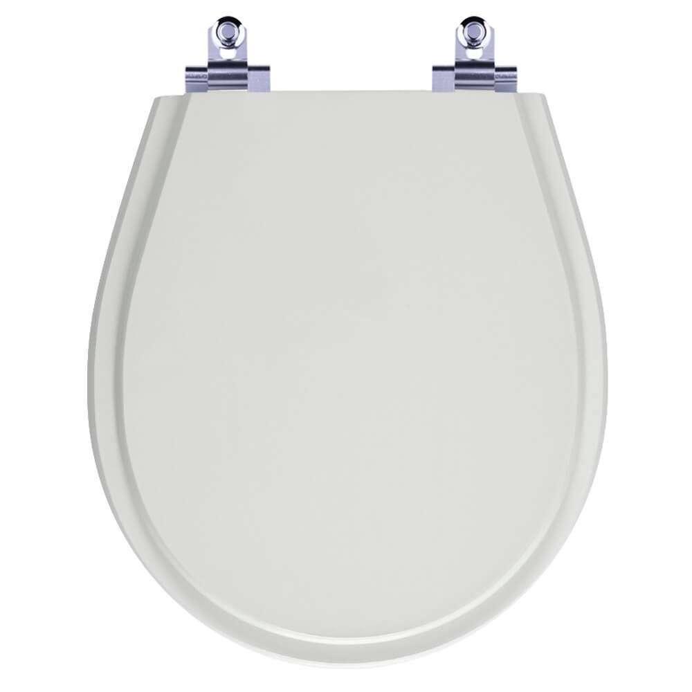 Assento Sanitário Laqueado Soft Close Avalon Sterling Silver (cinza Claro) Para Vaso Ideal Standard - 1