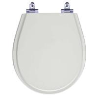 Assento Sanitário Laqueado Soft Close Avalon Sterling Silver (cinza Claro) Para Vaso Ideal Standard - 1