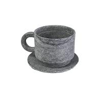 Xícara De Café Com Pires Em Pedra Sabão Servir Decorar 50ml - 1