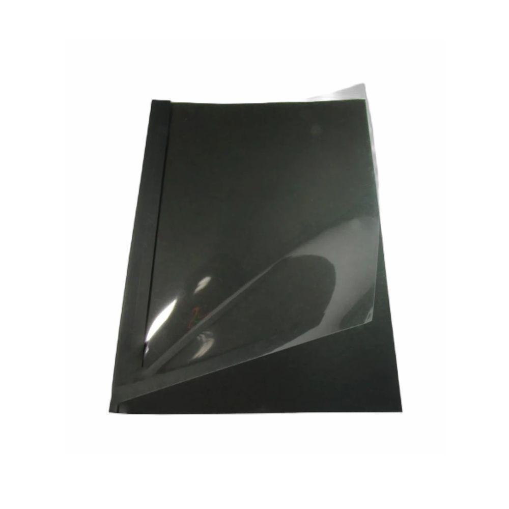 Kit 50 Capas Encadernação Térmica Até 200 Folhas A4 Preta. - 2