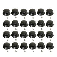 Kit 24 Pegador Puxador Panela Tampa Vidro E Ferro E Parafuso - 1