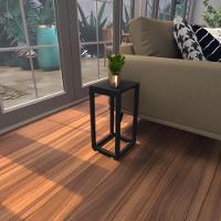 Mesa Lateral Preta Aparador De Sofa Sala Mesa Lateral Cama - 1