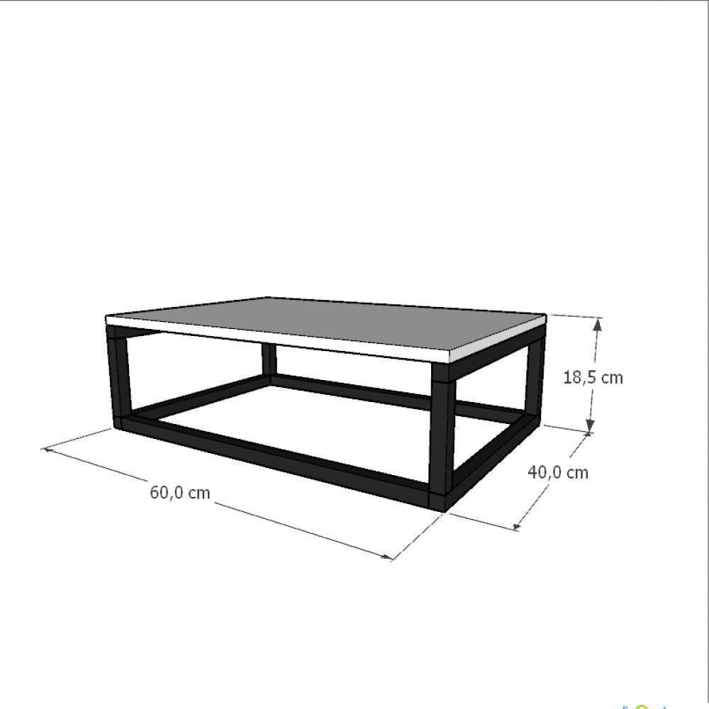 Aparador Industrial Branco Off White Moderno Cantinho Café Escritorio Simples Sala Estar Quarto - 3