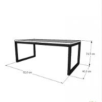 Aparador Industrial Branco Off White Moderno Cantinho Café Escritorio Simples Sala Estar Quarto - 3