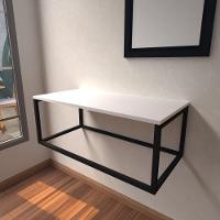 Aparador Industrial Branco Off White Moderno Cantinho Café Escritorio Simples Sala Estar Quarto - 1