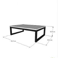 Aparador Industrial Branco Off White Moderno Cantinho Café Escritorio Simples Sala Estar Quarto - 3