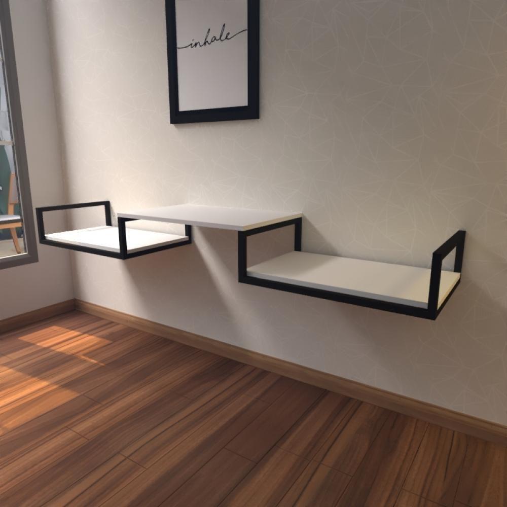 Aparador Industrial Branco Off White Moderno Cantinho Café Escritorio Simples Sala Estar Quarto - 1